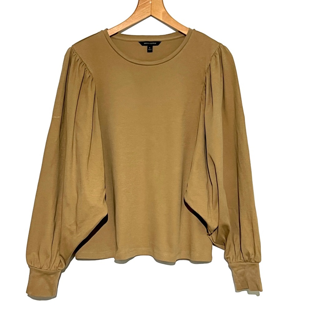 Banana Republic Whiskey Volume-Sleeve Top